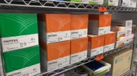 SHELF OF SURGICAL AND EXAM GLOVES