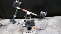 AMERICAN OPTICAL ONE-TEN DUAL LAB MICROSCOPE WITH 2 OBJECTIVES (4/.12, 10/.25)