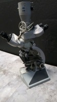 CARL ZEISS LAB MICROSCOPE WITH EYEPIECES BOTH (10X/18) & 5 OBJECTIVES (100,40,25,10,2.5)