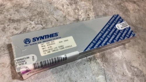 SYNTHES 12.7MM DIA THRD 130MM DHS/ DCS LAG SCREW CAT 280.30S