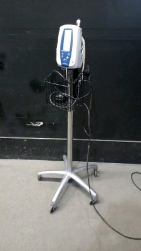 WELCH ALLYN SPOT VITAL SIGNS MONITOR ON ROLLING STAND