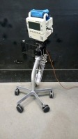 PROPAQ ENCORE 202EL VITAL SIGNS MONITOR WITH ECG CABLE ON ROLLING STAND