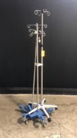 LOT OF IV POLES