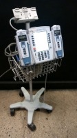 BD ALARIS PCU 8015 INFUSION PUMP WITH ALARIS PUMP 8100 SERIES MODULES