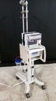 KARL STORZ 26331020 HAMOU ENDOMAT WITH 20302020 EQUIMAT & 38332130 MEASURING ELEMENT ON ROLLING STAND