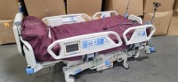 HILL-ROM TOTALCARE P1900 HOSPITAL BED W/SCALE,HEAD & FOOTBOARDS