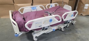 HILL-ROM TOTALCARE P1900 HOSPITAL BED W/SCALE,HEAD & FOOTBOARDS