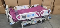 HILL-ROM TOTALCARE P1900 HOSPITAL BED W/SCALE,HEAD & FOOTBOARDS