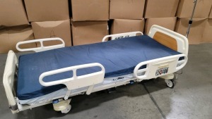 STRYKER SECURE 3000 HOSPITAL BED W/SCALE,HEAD & FOOTBOARDS