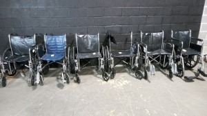 LOT OF WHEELCHAIRS