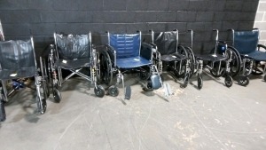 LOT OF WHEELCHAIRS