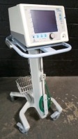 RESPIRONICS BIPAP VISION VENTILATOR ON ROLLING STAND