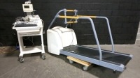 GE CASE STRESS TEST WORKSTATION WITH T2100 TREADMILL