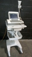 GE MAC 5500 ECG/EKG MACHINE ON ROLLING STAND