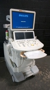 PHILIPS IE33 ULTRASOUND MACHINE WITH PROBES (S8-3,S12-4)