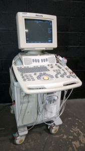 PHILIPS ENVISOR ULTRASOUND MACHINE WITH PROBES (PA 4-2,L7535) DOM:2003-03