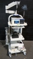 OLYMPUS IMH-20 IMAGE MANAGEMENT HUB WITH UCR INSUFFLATOR,OFP FLUSHING PUMP ON CART