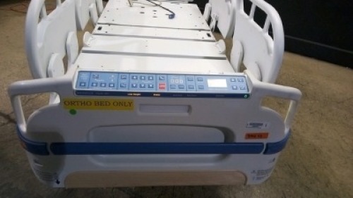 STRYKER 3002 S3 HOSPITAL BED WITH HEAD & FOOTBOARD (CHAPERONE WITH ZONE CONTROL, BED EXIT, SCALE)