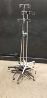 LOT OF IV POLES