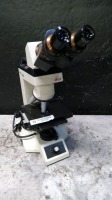 LEICA ATC 2000 LAB MICROSCOPE WITH EYEPIECES BOTH (10X W.F.) & 3 OBJECTIVES (40,10,4)