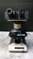 OLYMPUS BH-2 LAB MICROSCOPE WITH EYEPIECES BOTH (10X/20) & 1 OBJECTIVE (10)