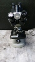 CARL ZEISS LAB MICROSCOPE WITH EYEPIECES BOTH (10X/18) & 5 OBJECTIVES