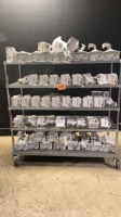 LOT OF PHILIPS M8026-60002 MONITOR REMOTES AND PHILIPS M8048A MODULE RACKS