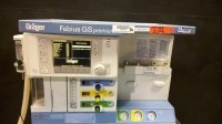 DRAGER FABIUS GS PREMIUM ANESTHESIA MACHINE WITH (3.37B SOFTWARE VERSION, VOLUME CONTROL, PRESSURE CONTROL, PRESSURE SUPPORT, MAN SPONT)