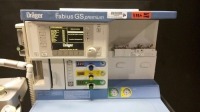 DRAGER FABIUS GS PREMIUM ANESTHESIA MACHINE WITH (3.33A SOFTWARE VERSION, VOLUME CONTROL, PRESSURE CONTROL, PRESSURE SUPPORT, SIMV/PS, MAN SPONT)