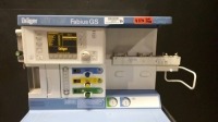 DRAGER FABIUS GS ANESTHESIA MACHINE WITH (3.37B SOFTWARE VERSION, VOLUME CONTROL, PRESSURE CONTROL, PRESSURE SUPPORT, MAN SPONT)
