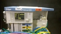 DRAGER FABIUS GS ANESTHESIA MACHINE WITH (3.11 SOFTWARE VERSION, VOLUME CONTROL, PRESSURE CONTROL, PRESSURE SUPPORT, MAN SPONT)