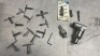 LOT OF DRILL ACCESSORIES (CHUCKS, KEYS, ETC)