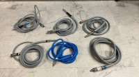 LOT OF FIBER OPTIC LIGHT CABLES