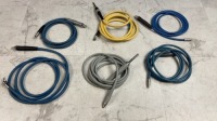 LOT OF FIBER OPTIC LIGHT CABLES