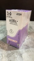 ETHICON (REF: J232H) VICRYL 3-0 SUTURE EXP 2025-12-31