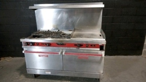 VULCAN STOVE/FLAT GRILL TOP