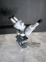 AO SCIENTIFIC SPENCER MICROSCOPE WITH DUAL BINOCUALR