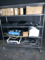 LOT OF MISC. MONITORS, BRACKETS, ETC.