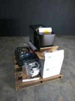 LOT OF MISC. WARMERS, SUCTION PUMP, ETC.