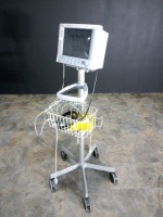 DATASCOPE PASSPORT 2 PATIENT MONITOR ON ROLLING STAND