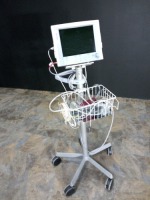 DATASCOPE PASSPORT 2 PATIENT MONITOR ON ROLLING STAND