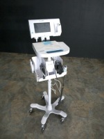 WELCH ALLYN CONNEX SPOT MONITOR VITAL SIGN MONITOR ON ROLLING STAND