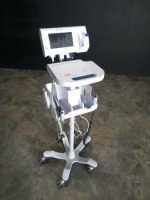 WELCH ALLYN CONNEX SPOT MONITOR VITAL SIGN MONITOR ON ROLLING STAND