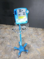 GE PRO 400 VITAL SIGN MONITOR ON ROLLING STAND