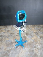 GE PROCARE 200 VITAL SIGN MONITOR ON ROLLING STAND