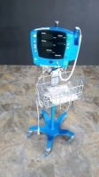 GE CARESCAPE V100 VITAL SIGN MONITOR ON ROLLING STAND