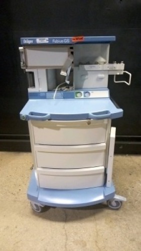 DRAGER FABIUS GS ANESTHESIA MACHINE (NO SOFTWARE VERSION)