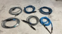 LOT OF FIBER OPTIC LIGHT CABLES