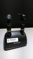 WELCH ALLYN OTO/OPTHALMOSCOPE WITH 7114X CHARGER & HEADS