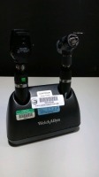 WELCH ALLYN OTO/OPTHALMOSCOPE WITH 7114X CHARGER & HEADS